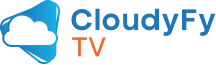 CloudyFy TV Logo Logo