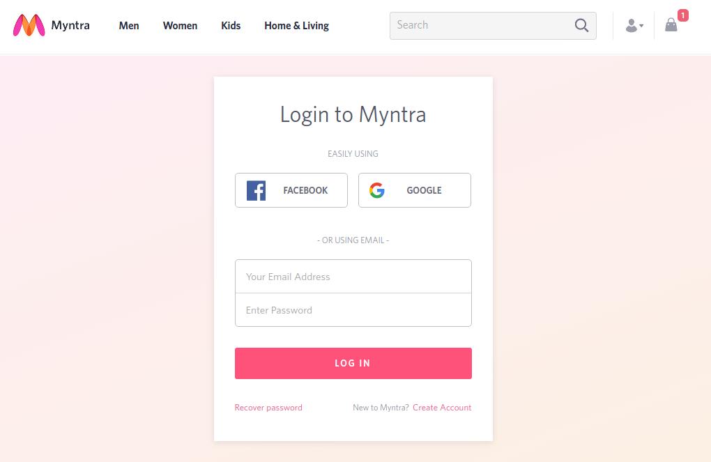 online store Myntra